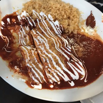 Tacomex - Red chile enchiladas - Mexican Near Me - Rio Rancho, New Mexico