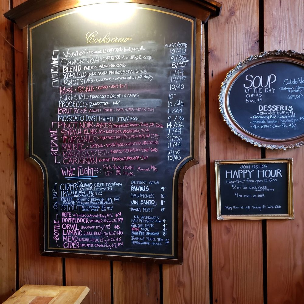 Corkscrew Wine Bar - Wine Bars Near Me - Portland, Oregon Corkscrew Wine Bar - Wine Bars Near Me - Portland, Oregon