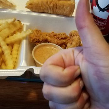 Raising Cane's Chicken Fingers - Thumbs up! Would give it two but I had to hold the camera. - Fast Food Near Me - Broomfield, Colorado Raising Cane's Chicken Fingers - Thumbs up! Would give it two but I had to hold the camera. - Fast Food Near Me - Broomfield, Colorado
