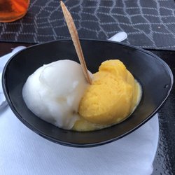 Ristorante L'eden - Limonen und Mangosorbet