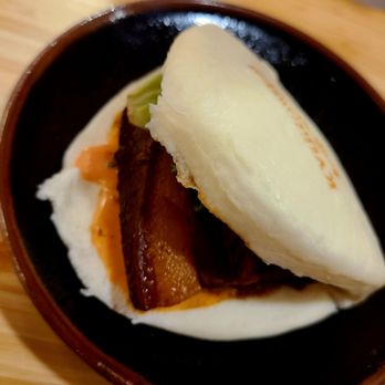 Kyuramen - Jacksonville - The bao bun was super fresh, had a creamy spicy mayo, and very tender shredded pork! - Ramen Near Me - Jacksonville, Florida Kyuramen - Jacksonville - The bao bun was super fresh, had a creamy spicy mayo, and very tender shredded pork! - Ramen Near Me - Jacksonville, Florida