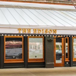 The Edison Kitchen & Cocktails - Front of The Edison located on 322 N Broadway Avenue