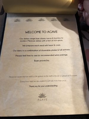 Menu photo 2 Agave Restaurant Prague, PR