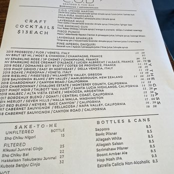 COD Restaurant - Menu - Seafood Near Me - Los Angeles, California