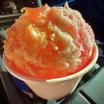 Iceology Shaved Ice - Aloha Tropical Shaved Ice (Li Hing Mui & POG) w/vanilla ice cream & snow cap (condense milk) - Shaved Ice Near Me - Pahrump, Nevada Iceology Shaved Ice - Aloha Tropical Shaved Ice (Li Hing Mui & POG) w/vanilla ice cream & snow cap (condense milk) - Shaved Ice Near Me - Pahrump, Nevada