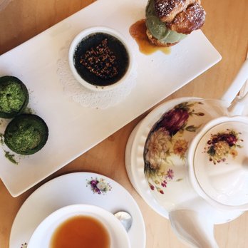 Prince Tea House - Passion prince tea and trio dessert - Desserts Near Me - Brooklyn, New York
