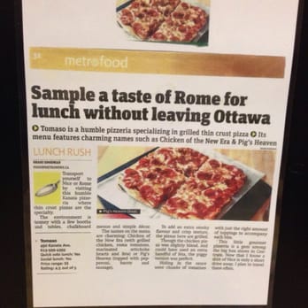 Tomaso Grilled Pizza & Panini - Advert - Pizza Near Me - Kanata, Ontario Tomaso Grilled Pizza & Panini - Advert - Pizza Near Me - Kanata, Ontario