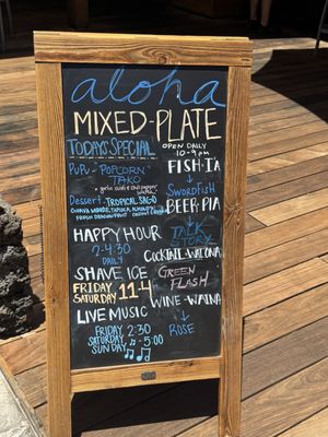Aloha Mixed Plate by null