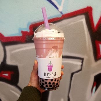 Boba Time - Taro berry (taro and strawberry) - Bubble Tea Near Me - Vancouver, Washington