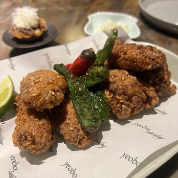 Yeobo Darling - Yeobo,  Darling crispy chicken wings - Taiwanese Near Me - Menlo Park, California