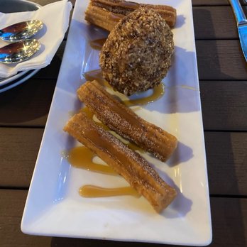 Hops & Sessions - DESSERT!!!! Churro Fried Ice Cream with churros ... OLE!!!! :D - Beer Bar Near Me - Livermore, California Hops & Sessions - DESSERT!!!! Churro Fried Ice Cream with churros ... OLE!!!! :D - Beer Bar Near Me - Livermore, California