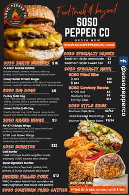 Menu photo 2 SOSO Pepper Ocala, FL Menu photo 2 SOSO Pepper Ocala, FL