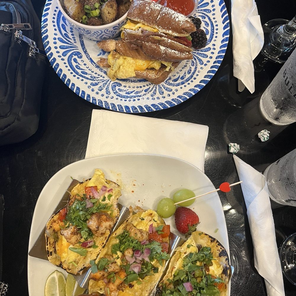 Love At First Bite - Shrimp tacos and french toast sandwich - Breakfast & Brunch Near Me - Atlanta, Georgia Love At First Bite - Shrimp tacos and french toast sandwich - Breakfast & Brunch Near Me - Atlanta, Georgia