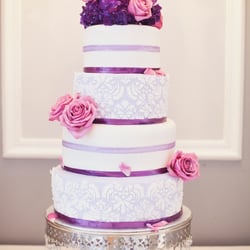 Kenwood Kakes & Confections - Damask Elegance - Wedding Cake