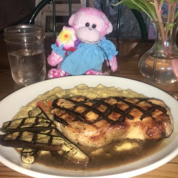Kitchen Table - GMonkey do:  Pork Chop Dinner w/grits - New American Near Me - Omaha, Nebraska