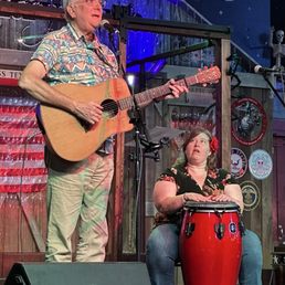 Performing with Marcia on congas. Performing with Marcia on congas.