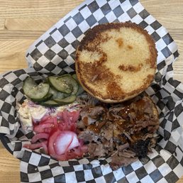 Brisket Sandwich - IG @bougiefoodieboi Brisket Sandwich - IG @bougiefoodieboi