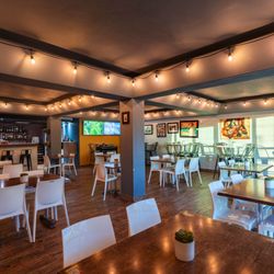 Zimple Restaurant & Bar - Second Floor Interior - Stylish second-floor dining space.