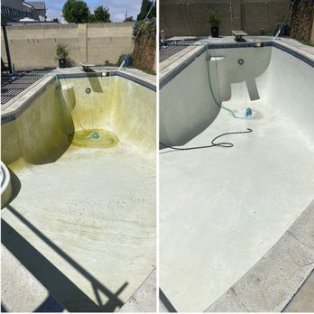 Royle Pool Service & Repairs - Acid wash before and after - Pool Cleaners Near Me Royle Pool Service & Repairs - Acid wash before and after - Pool Cleaners Near Me