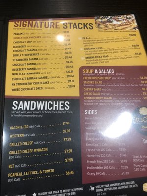 Menu photo 1 Stacked Pancake & Breakfast House Burlington, ON Menu photo 1 Stacked Pancake & Breakfast House Burlington, ON