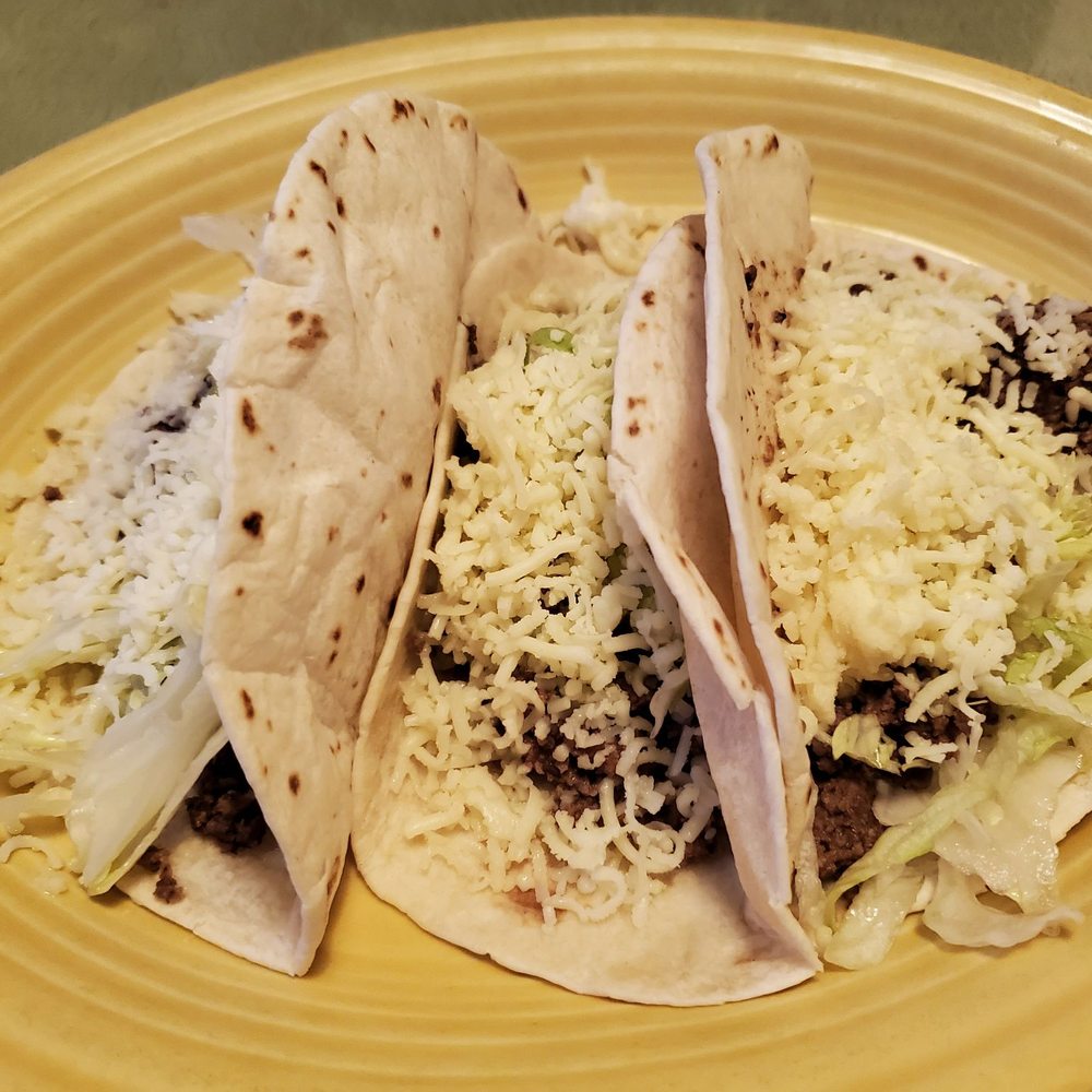 Mi Casa - No onions and cilantro.. my fault for ordering beef. Thought these were the only option but there is a steak trio on the menus next page. - Mexican Near Me - Lawrenceville, Georgia Mi Casa - No onions and cilantro.. my fault for ordering beef. Thought these were the only option but there is a steak trio on the menus next page. - Mexican Near Me - Lawrenceville, Georgia