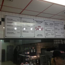 The Sandlot - Counter and menu