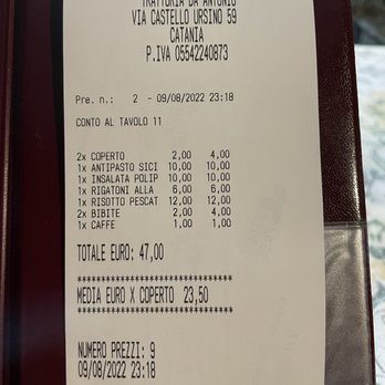 Trattoria Da Antonio - Italian Near Me - Catania, Connecticut