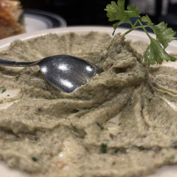 Kostas Cafe - Melitzanosalata (Eggplant Dip) - Greek Near Me - Dallas, Texas