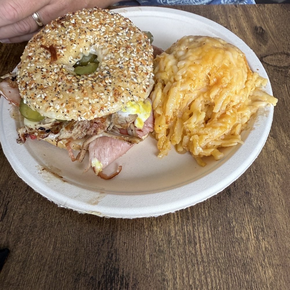 F-ing Bagels - Amazing hash brown casserole and Cuban which was super huge and yum - Coffee & Tea Near Me - Islamorada, Florida F-ing Bagels - Amazing hash brown casserole and Cuban which was super huge and yum - Coffee & Tea Near Me - Islamorada, Florida