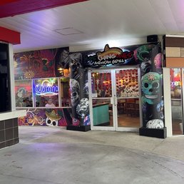 Exterior outside entrance of Los Chingones Mexican Grill - Miami, Florida Exterior outside entrance of Los Chingones Mexican Grill - Miami, Florida