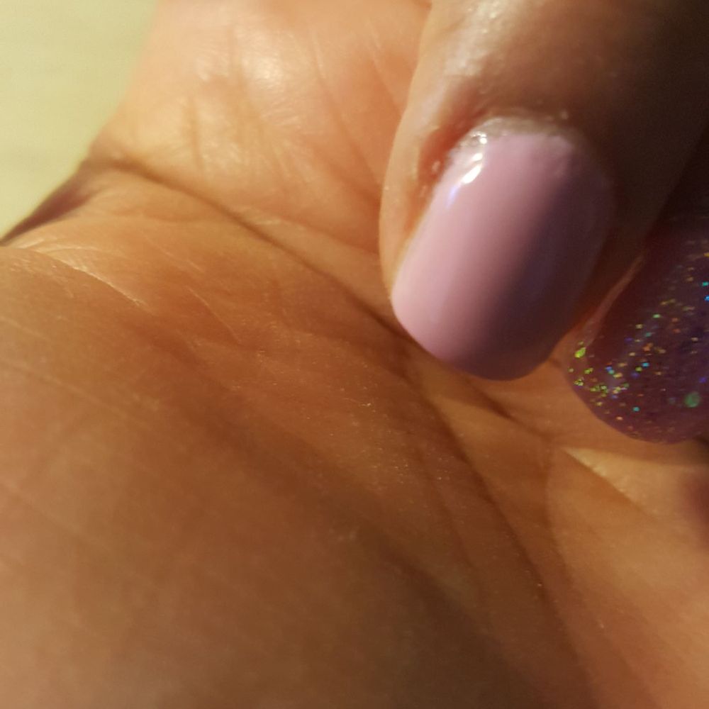 A Polished Work - Uneven application of nail polish and untrimmed cuticles - Nail Salons Near Me - Chicago, Illinois