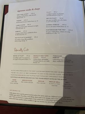 Menu photo 7 Ruth's Chris Steak House Orlando, FL Menu photo 7 Ruth's Chris Steak House Orlando, FL
