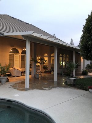 Cloud Nine Construction - Another beautiful duralumin patio cover - Fresno, CA