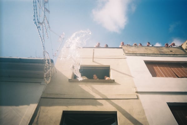 La Tomatina festival by null