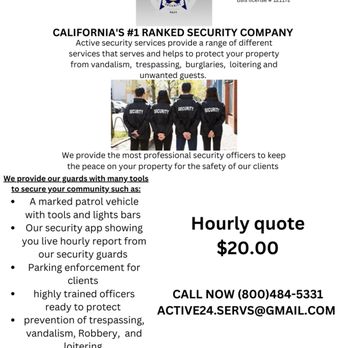 Active Security Services - Security Services Near Me
