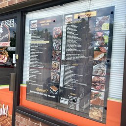 the menu on the window