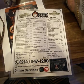 JS International Grill - Food menu - Caribbean Near Me - Richardson, Texas JS International Grill - Food menu - Caribbean Near Me - Richardson, Texas