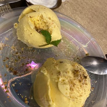 Tah Deeg Persian Cuisine - Pistachio Ice cream dessert - Persian/Iranian Near Me - Clovis, California