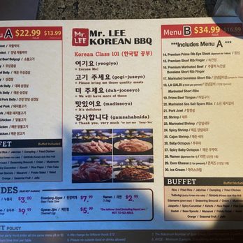 Mr. Lee's Barbeque House - Menu as of 10/2024 - Korean Near Me - La Palma, California Mr. Lee's Barbeque House - Menu as of 10/2024 - Korean Near Me - La Palma, California
