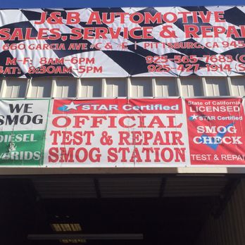 J & B Automotive - Smog Check Stations Near Me - Pittsburg, California
