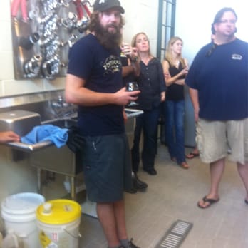 Pinthouse Pizza - Joe giving a brewery tour - Pizza Near Me - Austin, Texas