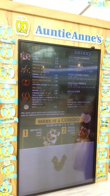 Menu photo 1 Auntie Anne's Anaheim, CA Menu photo 1 Auntie Anne's Anaheim, CA