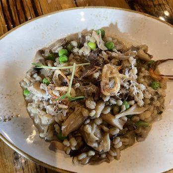 Earth at Hidden Pond - Barley risotto - New American Near Me - Kennebunkport, Maine Earth at Hidden Pond - Barley risotto - New American Near Me - Kennebunkport, Maine