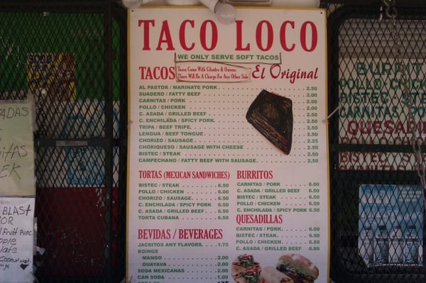 Menu photo 6 Taco Loco Philadelphia, PA Menu photo 6 Taco Loco Philadelphia, PA