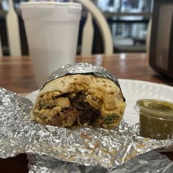 Bronco Burritos - Bronco Burrito with Barbacoa.
