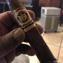Enjoying the 2017 Cigar Aficionado #1 Cigar of the Year by Arturo Fuenté, the Don Carlos Eye of the Shark