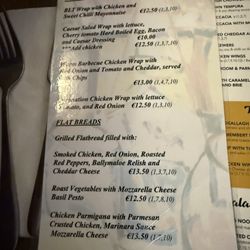 Bailey's - Menu