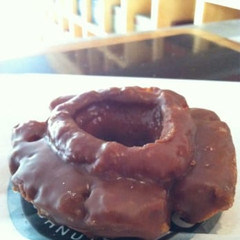 Top Pot Doughnuts - salted caramel old fashioned. Needs MO SALT - Bakeries Near Me - Seattle, Washington