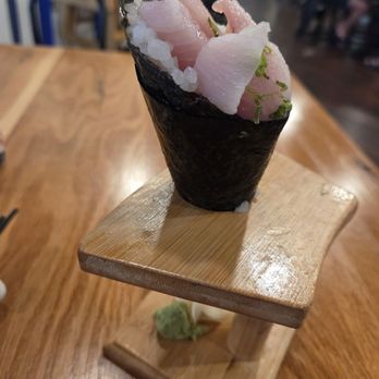Lily Sushi & Ramen - Yellowtail handroll - Sushi Bars Near Me - Avon, Colorado Lily Sushi & Ramen - Yellowtail handroll - Sushi Bars Near Me - Avon, Colorado