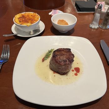 Murray's - The Steak came with potatoes au gratin.. the steak was cooked as ordered and the potatoes were quite yummy.. - Steakhouses Near Me - Minneapolis, Minnesota